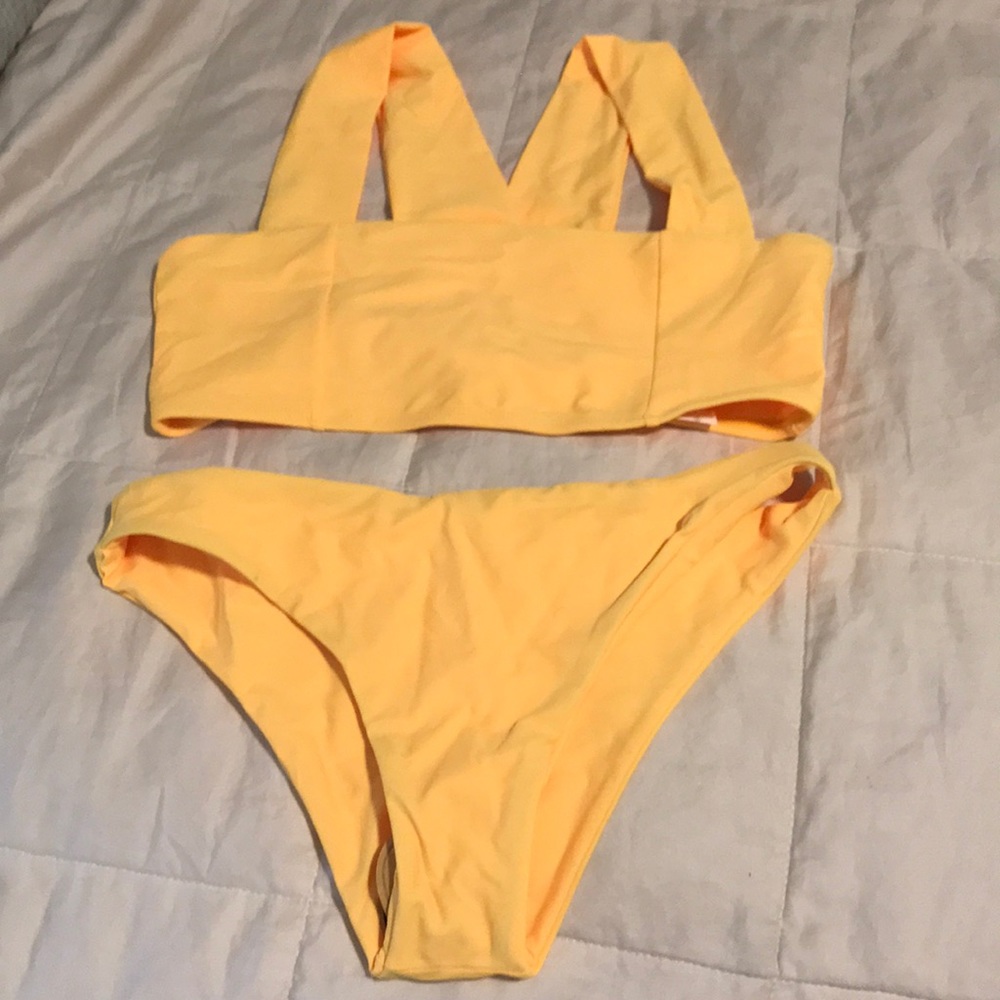 ASOS yellow bikini. Size M.